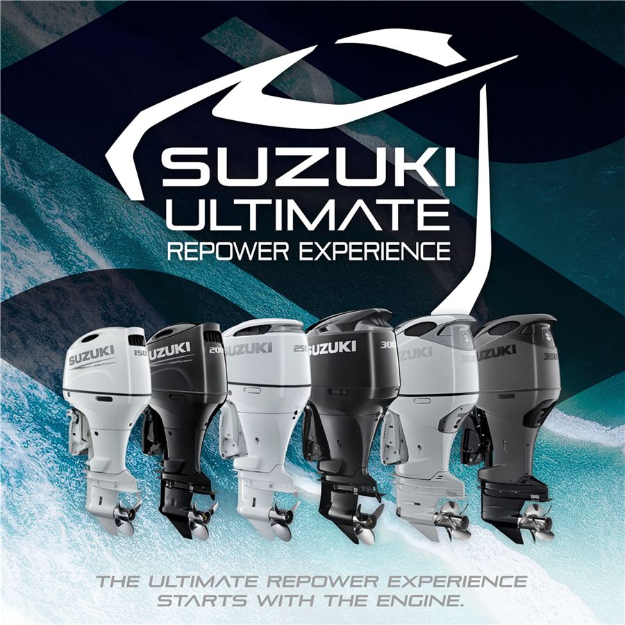 Suzuki Ultimate Repower Experience outboard lineup for boat owners